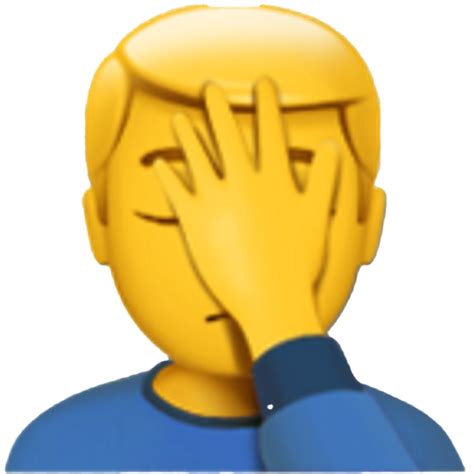 facepalm meme|facepalm emoji meme.